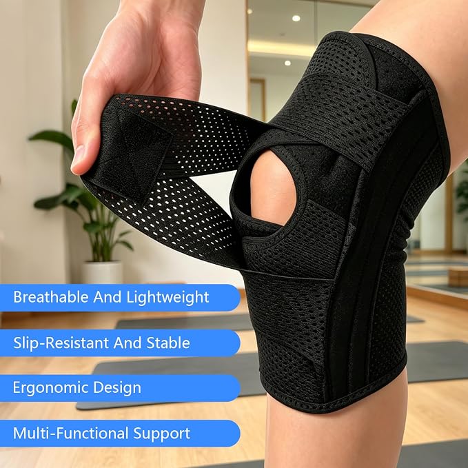 Meniscus Brace Original,Knee Brace with Side Stabilizers for Meniscus Tear