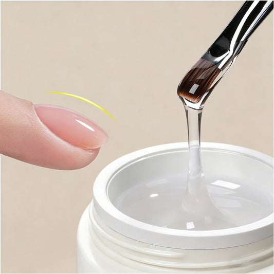 18ml Low-Heat Clear Builder Gel for Nails Self-Leveling
