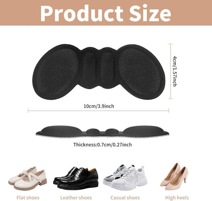 10 PCS Non-Slip Heel Pads - Heel Inserts Shoe Heel Blister Prevention Pads
