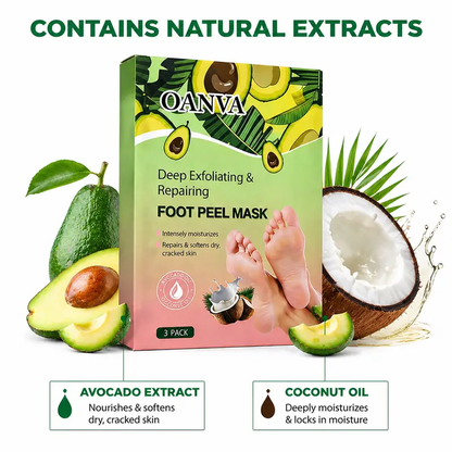 Avocado & Niacinamide Hand & Foot Masks: Hydrating, Moisturizing, Exfoliating, and Brightening