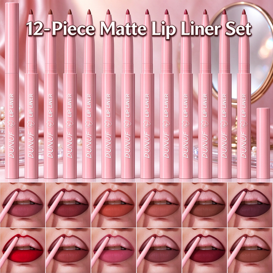 12-Piece Matte Lip Liner Set