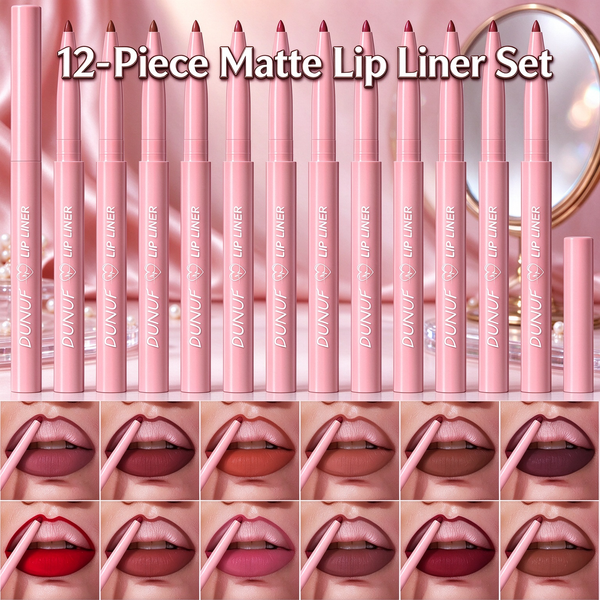 12-Piece Matte Lip Liner Set