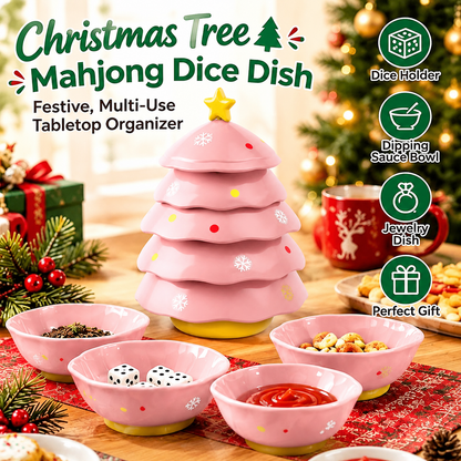 Cute Christmas Tree Dipping Dish Set