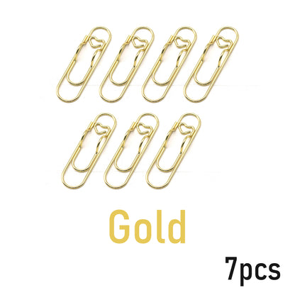 📎 Multifunctional Metal Pen Clips for Notebook