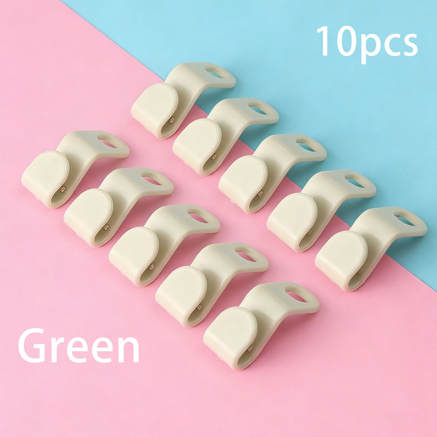 10pcs Clothes Hanger Connector Hooks - Plastic Cascading Hangers Saving Organizer Hanger Hooks for Heavy Duty Clothes
