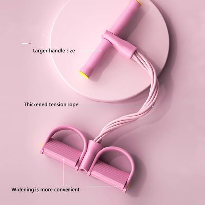 Yoga Puller Exercise Resistance Bands Set Portable Puller Sit-ups Fitness