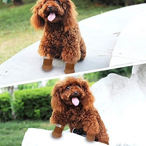 Winter Warm Anti-Slip Dog Shoes Puppy Boots Snow Paw Protector