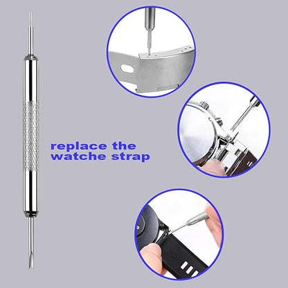 Watch Battery Replacement Tool Kit - Watch Wrench Back Remover for Rotate Open Watch Cover