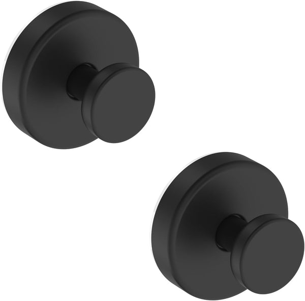 2 Pcs Removable Suction Cup Hooks for Bathroom Window Glass Door Wall