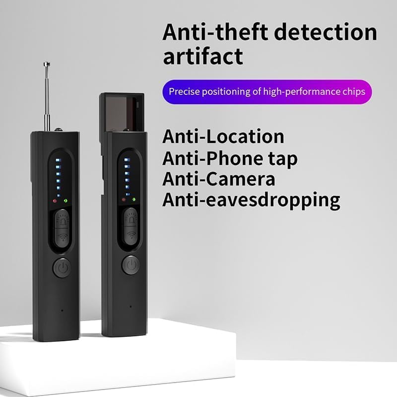 Hidden Camera Detector – Small Anti Spy with Audio/Video GPS Tracker RF Detector