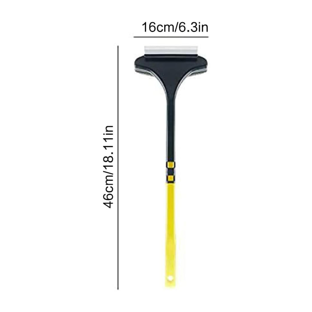 2pcs Window Cleaning Squeegee Brush, Extendable Mesh Screen Cleaner