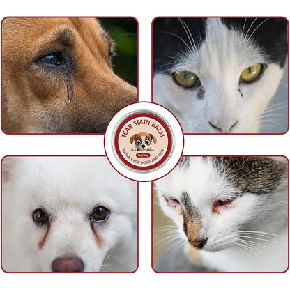 Pet Tear Stain Remover with Brush for Pet Daily Care