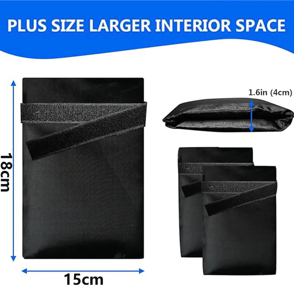 2Pcs Outdoor Faucet Cover for Winter, 15*18cm Outside Freeze Protection