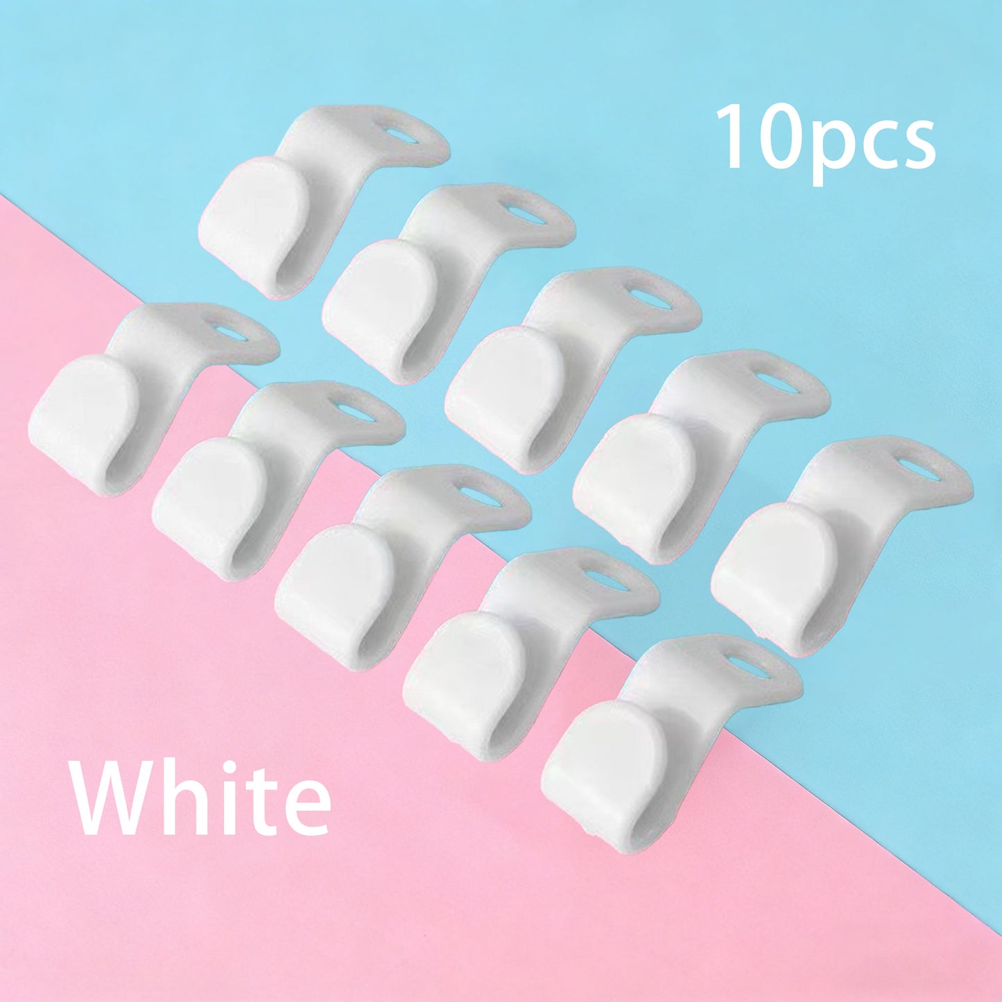 10pcs Clothes Hanger Connector Hooks - Plastic Cascading Hangers Saving Organizer Hanger Hooks for Heavy Duty Clothes