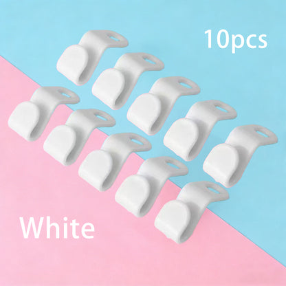 10pcs Clothes Hanger Connector Hooks - Plastic Cascading Hangers Saving Organizer Hanger Hooks for Heavy Duty Clothes