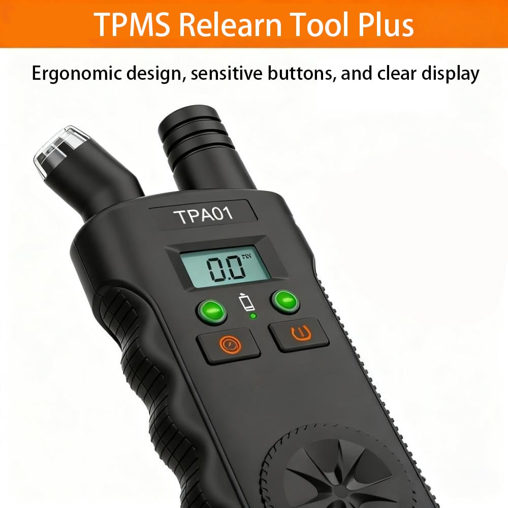 150PSI Digital Tire Pressure Gauge - 2 in 1 Tire Pressure Monitoring Sensor Activation Tool, 2 Mins Quick Reset