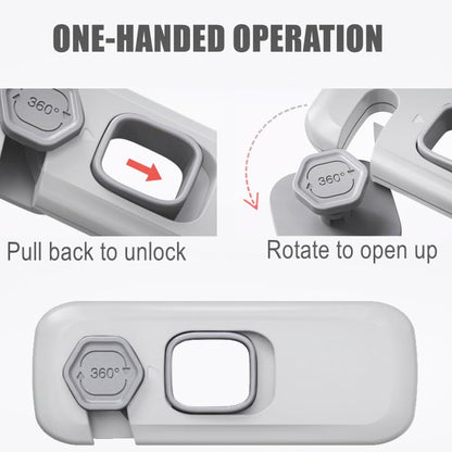4 Pack Child Proof Refrigerator Lock, Child Safety Locks for Doors, RV Refrigerator, Oven Lock