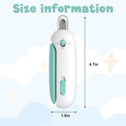 Pet Nail Clipper with Catcher Safe Cut Nail Trimmer for Cats Kittens Small Pets No Mess Nail Clippers