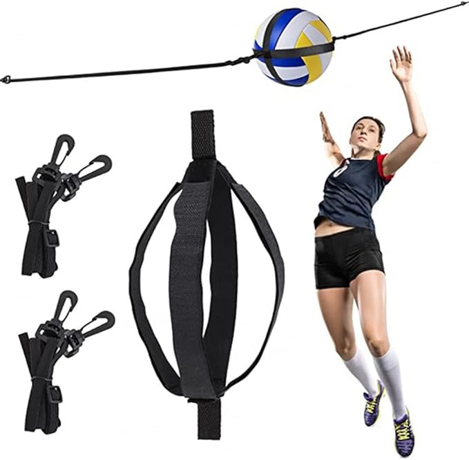 Adjustable Volleyball Spike Trainer for Setting & Hitting Skills