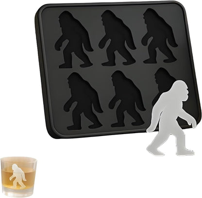 Bigfoot Ice Mold, Sasquatch Shape Silicone Ice Cube Molds, Easy Release & Dishwasher Safe