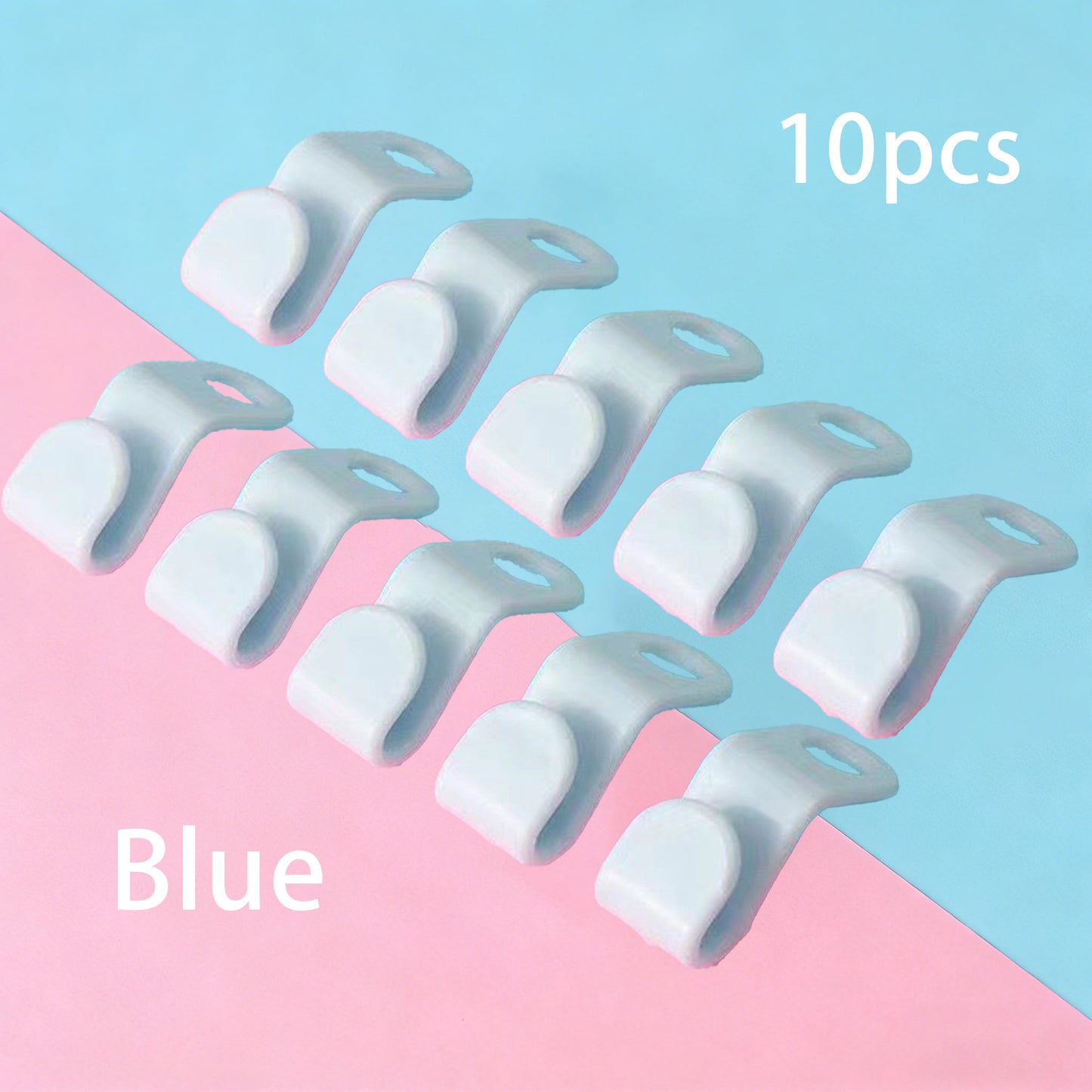 10pcs Clothes Hanger Connector Hooks - Plastic Cascading Hangers Saving Organizer Hanger Hooks for Heavy Duty Clothes