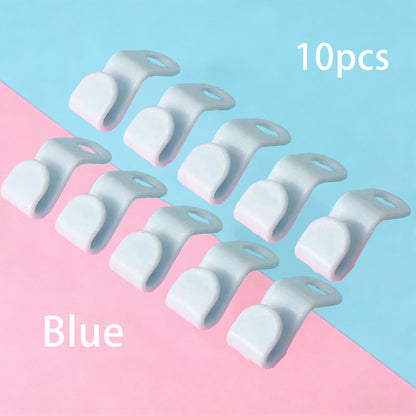 10pcs Clothes Hanger Connector Hooks - Plastic Cascading Hangers Saving Organizer Hanger Hooks for Heavy Duty Clothes