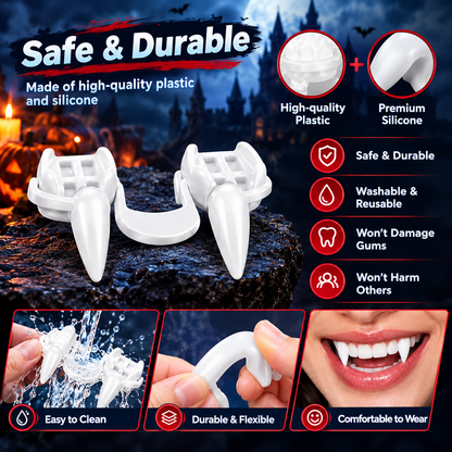 2PCS Expandable Halloween Vampire Fangs Set