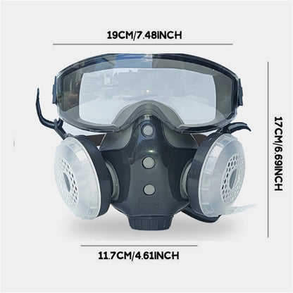 Full Face Mask for Painting & Spraying, Wide View Lens for Woodworking