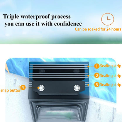 3pcs Universal Floatable IPX8 Waterproof Phone Pouch with Touchscreen - Underwater Photography, for Swimming, Rafting, Diving