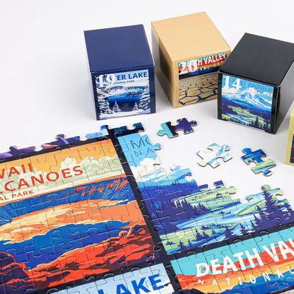 24-Box Mini 1000-Piece Jigsaw Puzzle Blind Box Set
