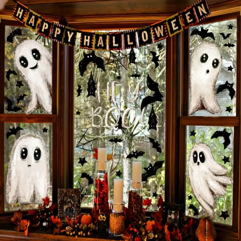 Halloween PVC Cling Decorative Stickers