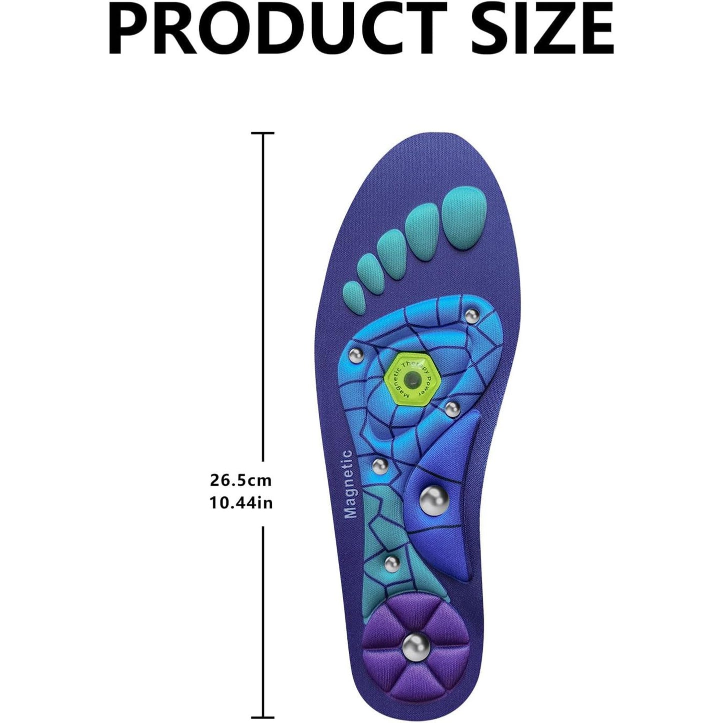 Magnetic Acupressure Insoles，Orthopedic Insoles，Relieve Tired can be Used by Both Men and Women