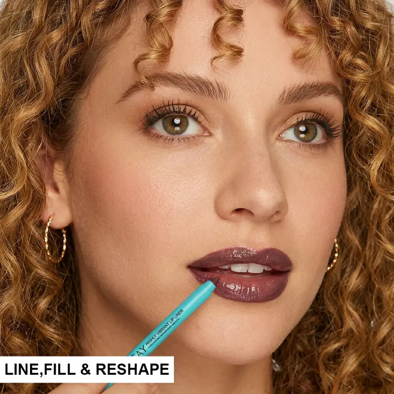 8-Piece Matte, Waterproof, Long-Lasting Lip Liner Set