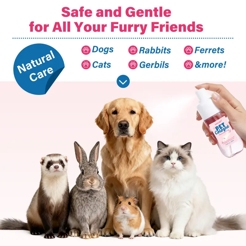 PET Dog & Cat Cologne Spray - 3.38 fl.oz Gentle Aloe Chamom Formula