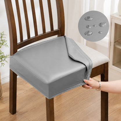 2PCS Waterproof Seat Covers for Dining Room Chairs Set of