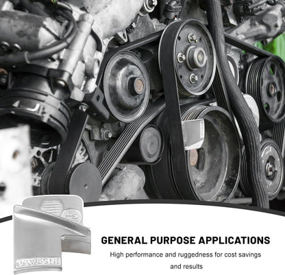 2-Piece Automotive Stretch Belt Tool Kit - Metal Installation Tool & Pulley Helper