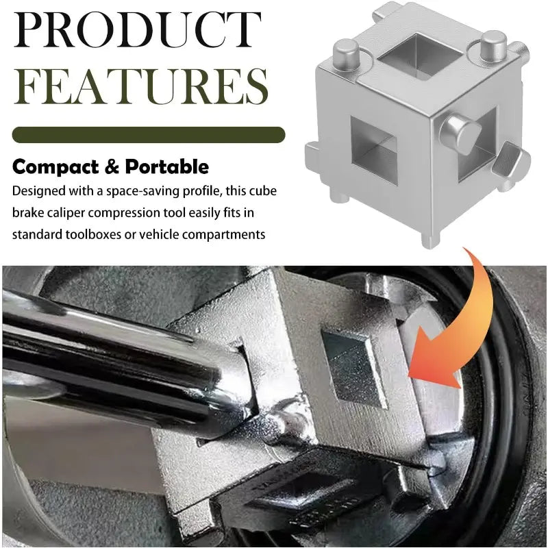 Brake Caliper Compression Tool – 3/8" Square Drive