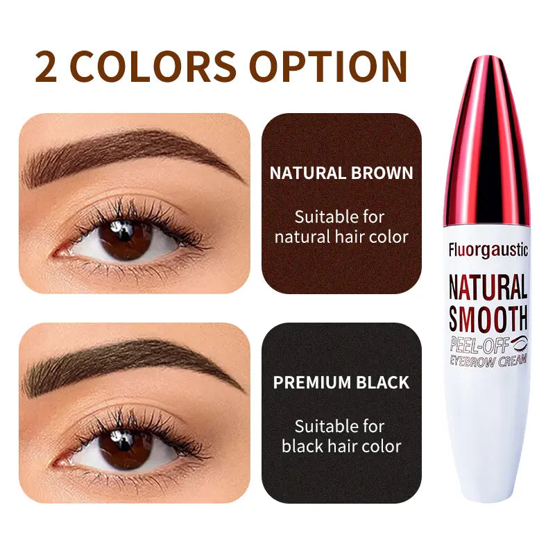 2Pcs Easy Peel-Off Eyebrow Gel - Waterproof, Sweatproof Primer Base