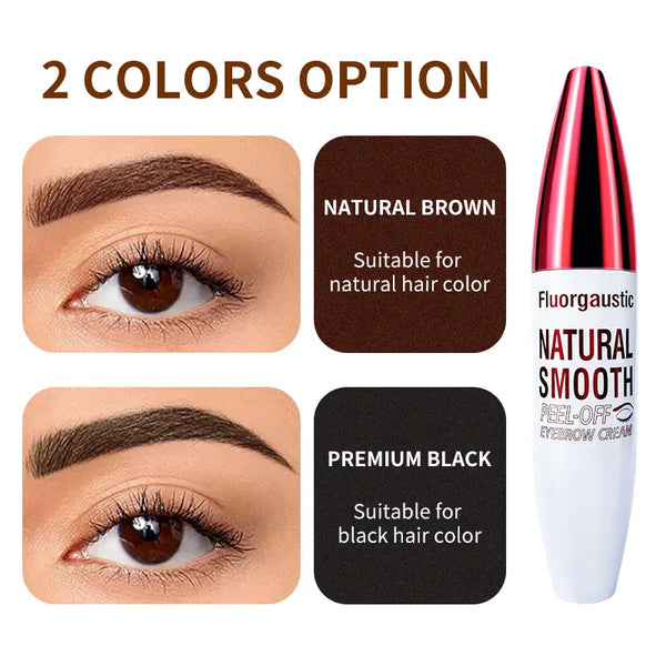 2Pcs Easy Peel-Off Eyebrow Gel - Waterproof, Sweatproof Primer Base