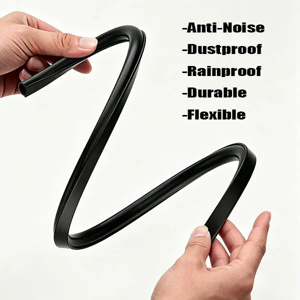Double-layer self-adhesive rubber automotive weatherstrip