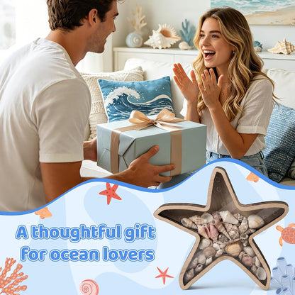 Wooden Starfish Storage Box