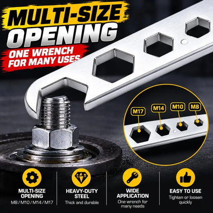 4-Prong Multifunctional Angle Grinder Wrench