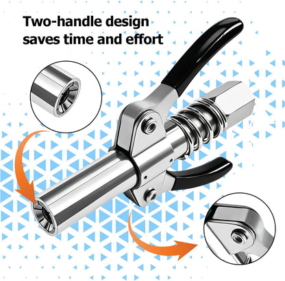 4PCS Quick-locking grease fitting connector Set