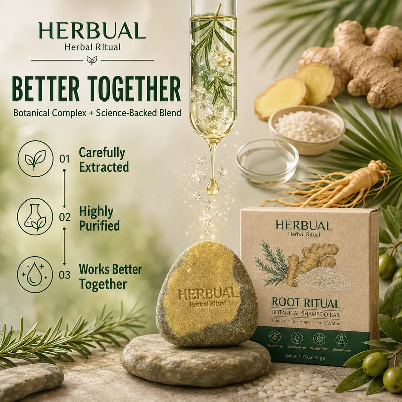 Herbal Root Care Botanical Shampoo Bar 2-Pack