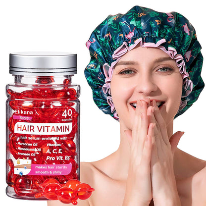 Hair Vitamins Moroccan Oil Capsules for Women & Men
