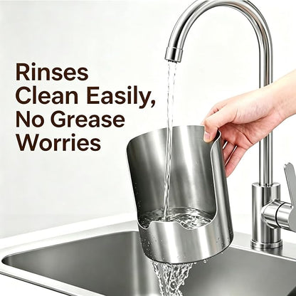 Spoon and Lid Rest for Stove Top - Stainless Steel Organizer