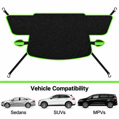 Magnetic Waterproof Oxford Cloth Windscreen Shade Cover with 360-Windproof, Easy Installation