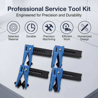 4-Count Car Brake Oil Pipe Plug & Nozzle Clamp