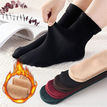 Thickened Fleece-Lined Quick-Heating Thermal Socks