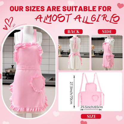 Stylish Bowknot And Roll Hem Apron